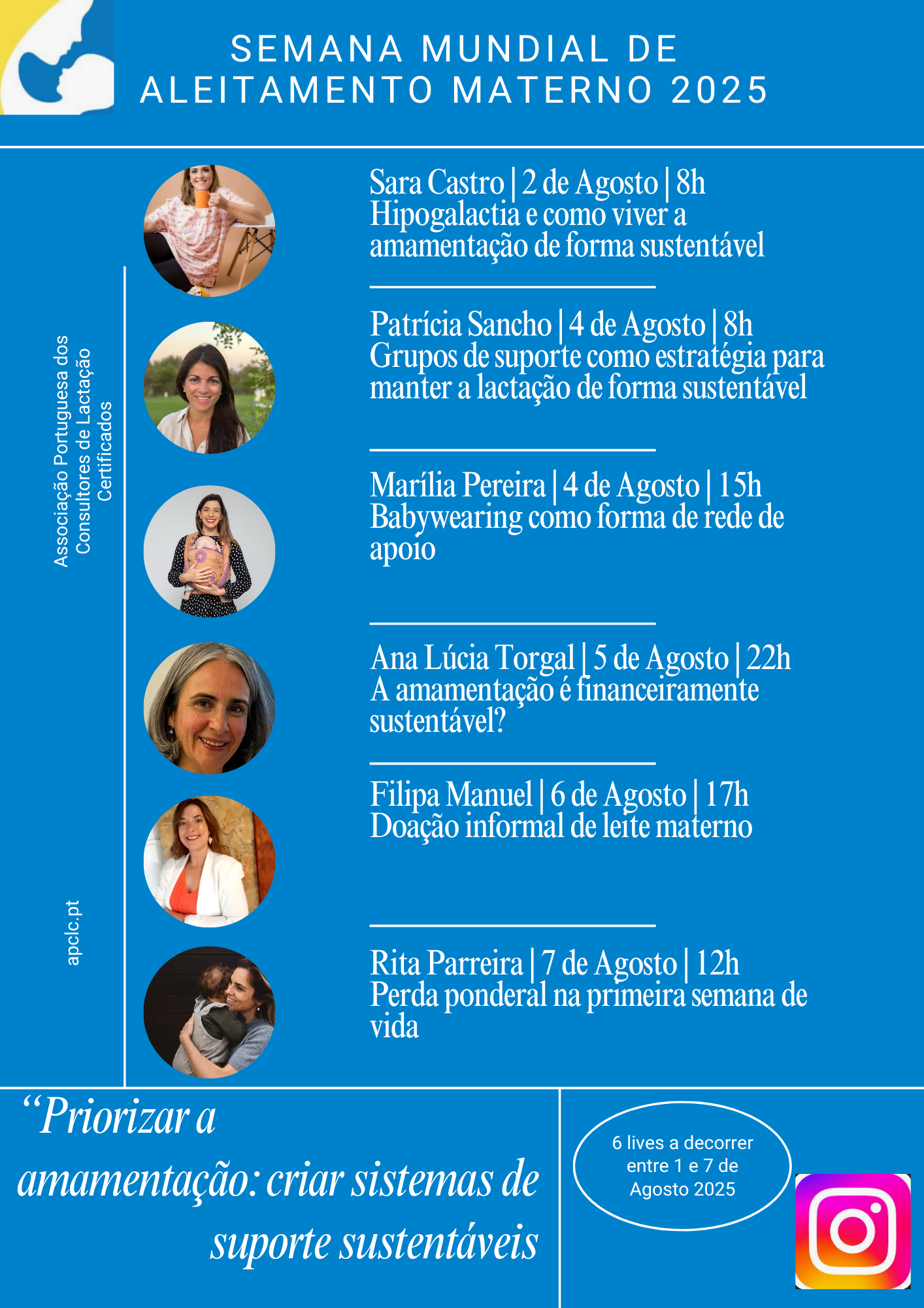 Semana Mundial de Aleitamento Materno 2025